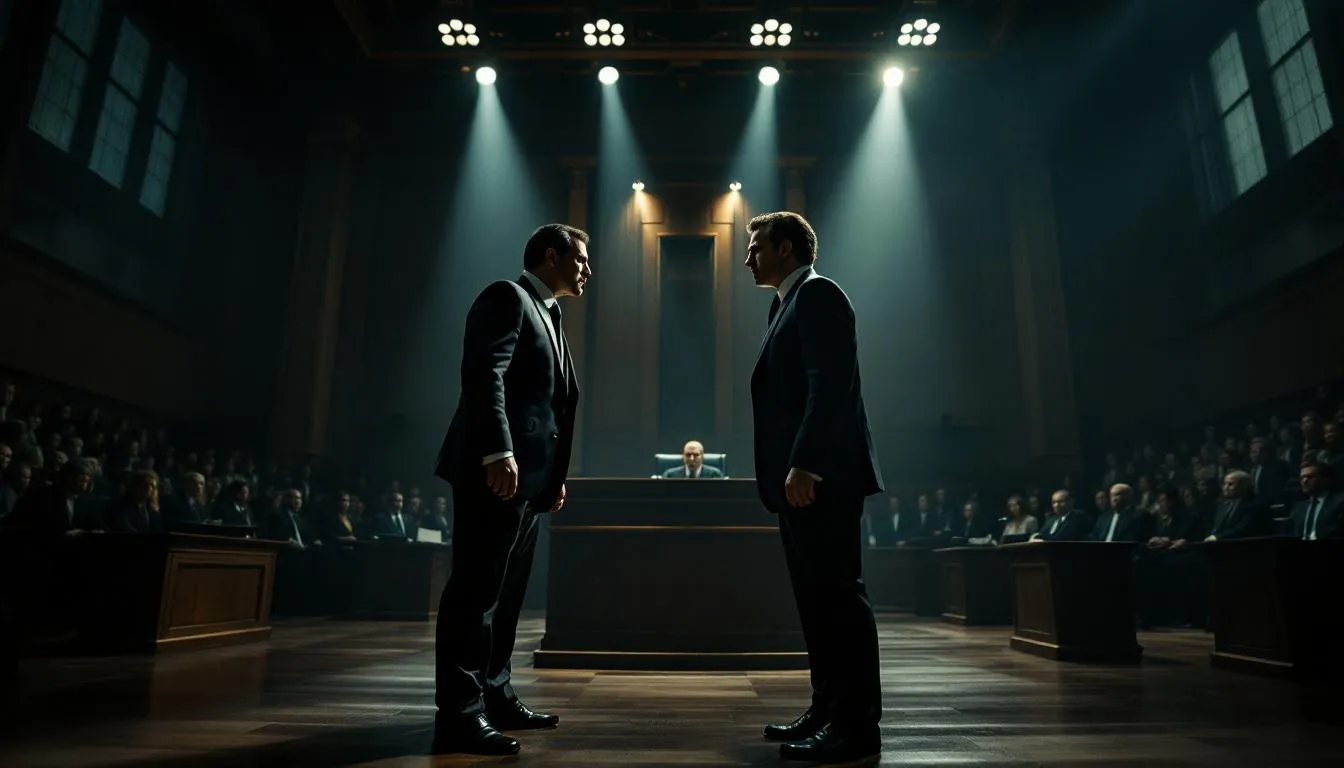 Illustration showing how marital property is divided during divorce.